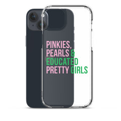 Pinkies Pearls & Educated Pretty Girls Clear iPhone® Case