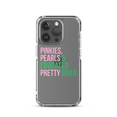 Pinkies Pearls & Educated Pretty Girls Clear iPhone® Case
