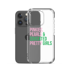 Pinkies Pearls & Educated Pretty Girls Clear iPhone® Case