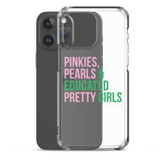 Pinkies Pearls & Educated Pretty Girls Clear iPhone® Case