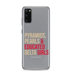 Pyramids Pearls & Educated Delta Girls Clear Samsung® Case
