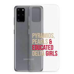 Pyramids Pearls & Educated Delta Girls Clear Samsung® Case