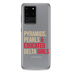 Pyramids Pearls & Educated Delta Girls Clear Samsung® Case