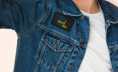 Poodles Pearls & Educated Sigma Girls Embroidered Patch - Black