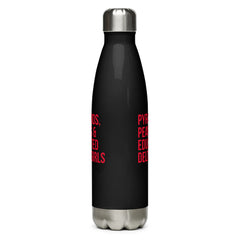 Pyramids Pearls & Educated Delta Girls Stainless Steel Water Bottle - Red