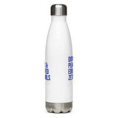 Doves Pearls & Educated Zeta Girls Stainless Steel Water Bottle
