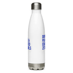 Doves Pearls & Educated Zeta Girls Stainless Steel Water Bottle