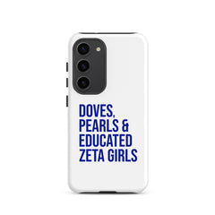 Doves Pearls & Educated Zeta Girls Tough Case  for Samsung®
