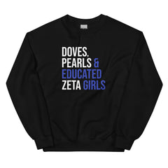 Doves Pearls & Educates Zeta Girls Sweatshirt