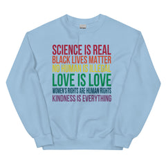 Science is Real Black Lives Matter Sweatshirt