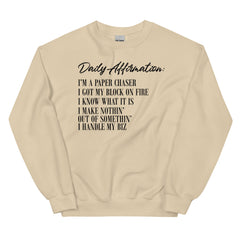 Daily Affirmation Sweatshirt