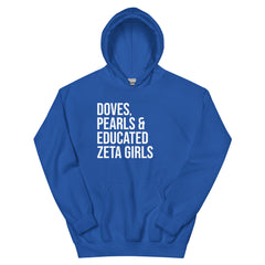Doves Pearls & Educated Zeta Girls Hoodie