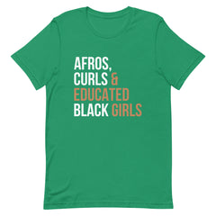 Afros, Curls & Educated Black Girls T-Shirt