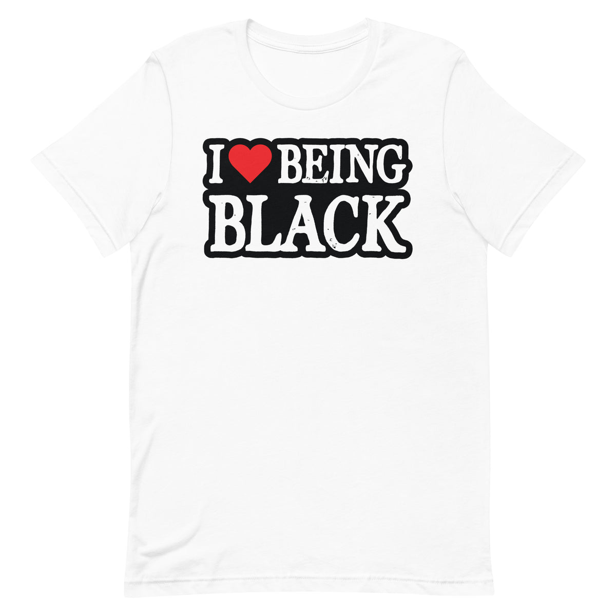I Love Being Black T-Shirt - Red