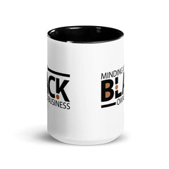 Minding My Black Owned Business Accent Color Mug