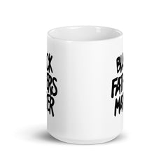Black Fathers Matter White Glossy Mug