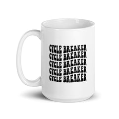Cycle Breaker White Glossy Mug