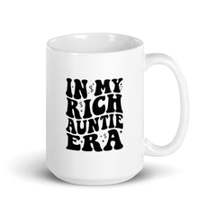 In My Rich Auntie Era White Glossy Mug