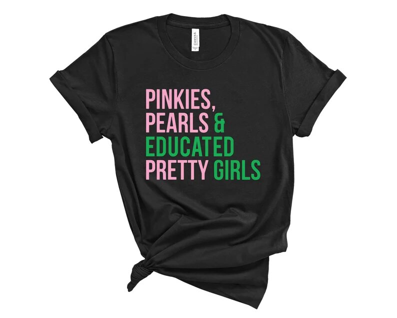 Pinkies, Pearls & Educated Pretty Girls T-Shirt